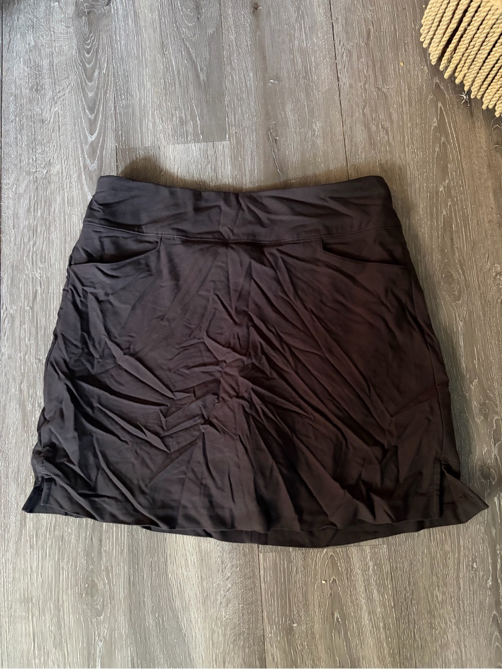 Lady Hagen Black Mini Skort with Pocket Panels